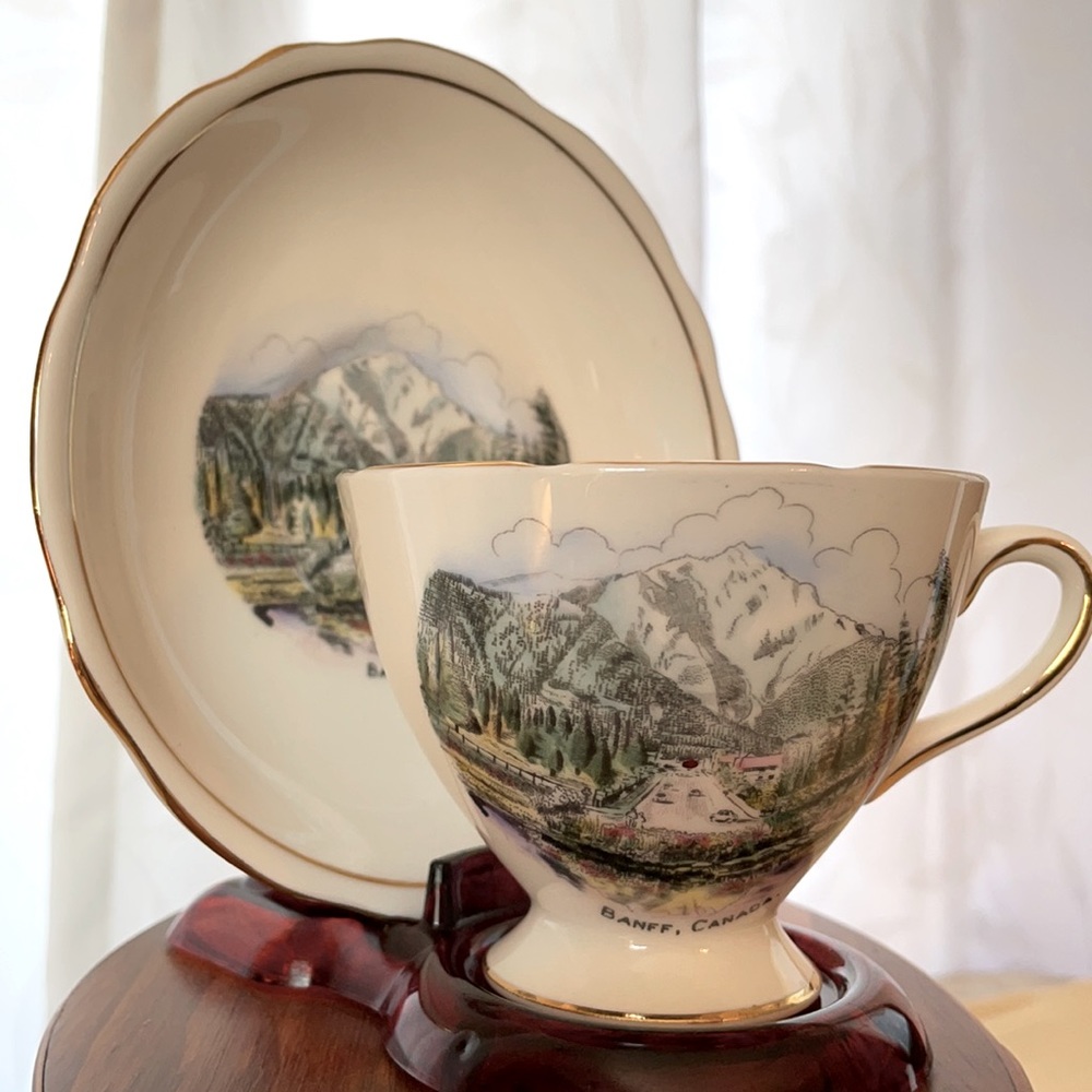 Banff, Canada teacup and saucer